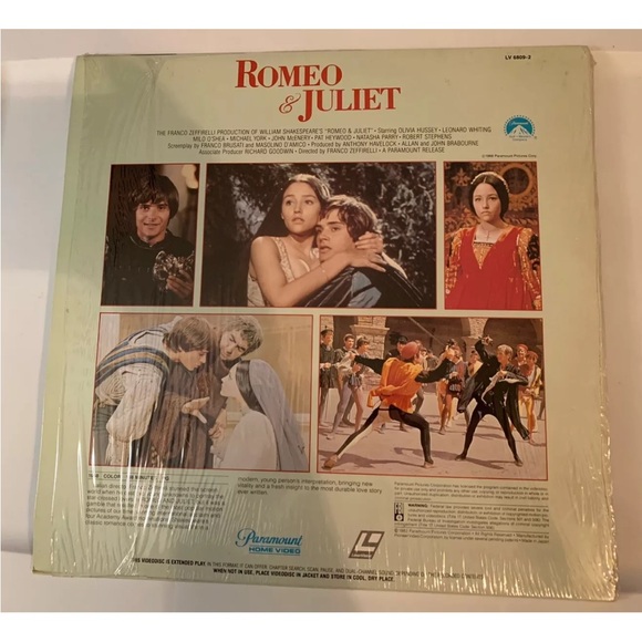 Romeo & Juliet Paramount LaserDisc - Picture 13 of 13